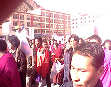 Cell phone photo Tibet Labrang